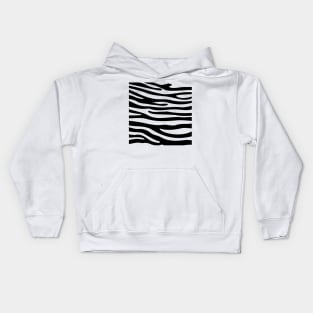 Zebra Pattern Kids Hoodie